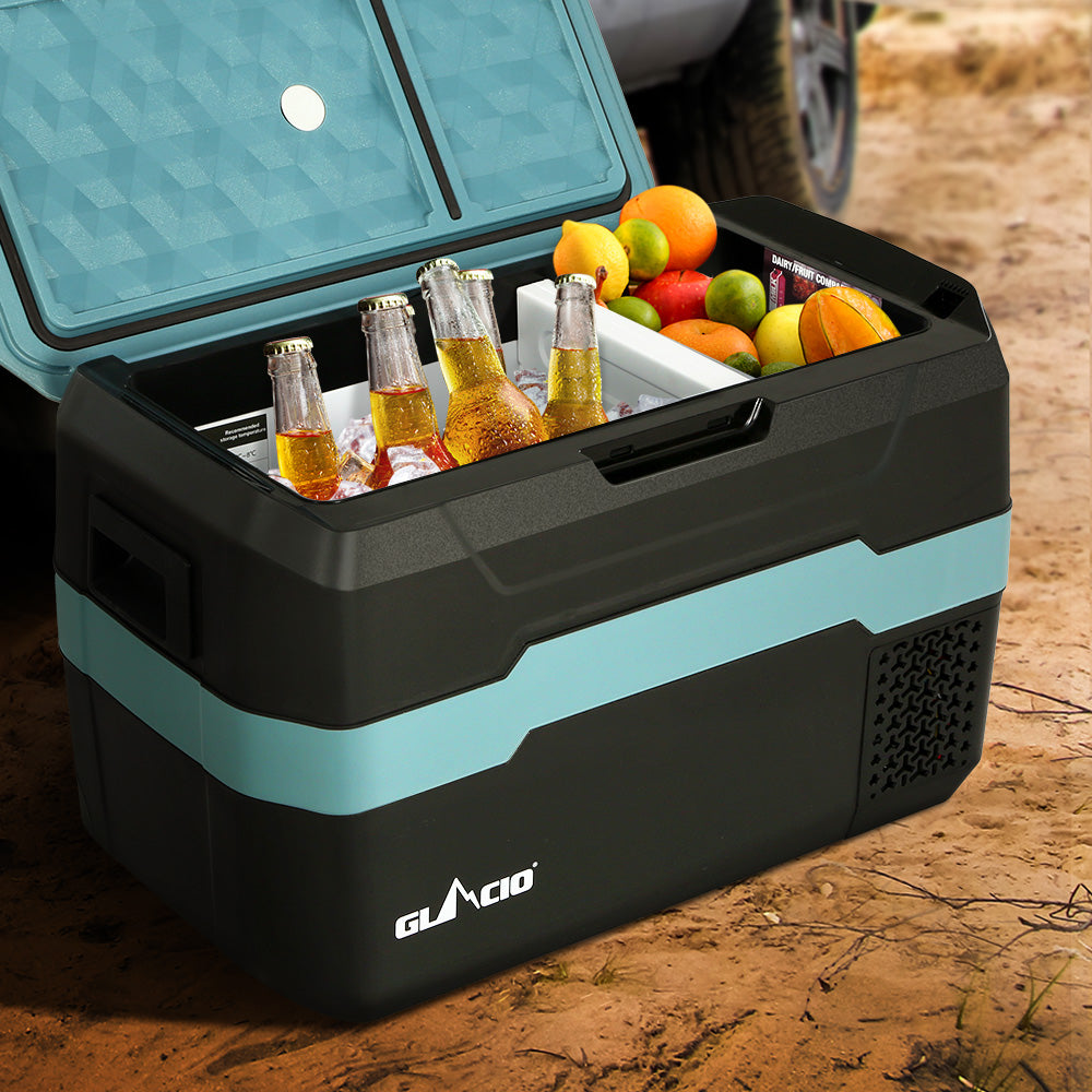 Glacio 35L Portable Fridge Freezer Camping Caravan 12V/24V/240V