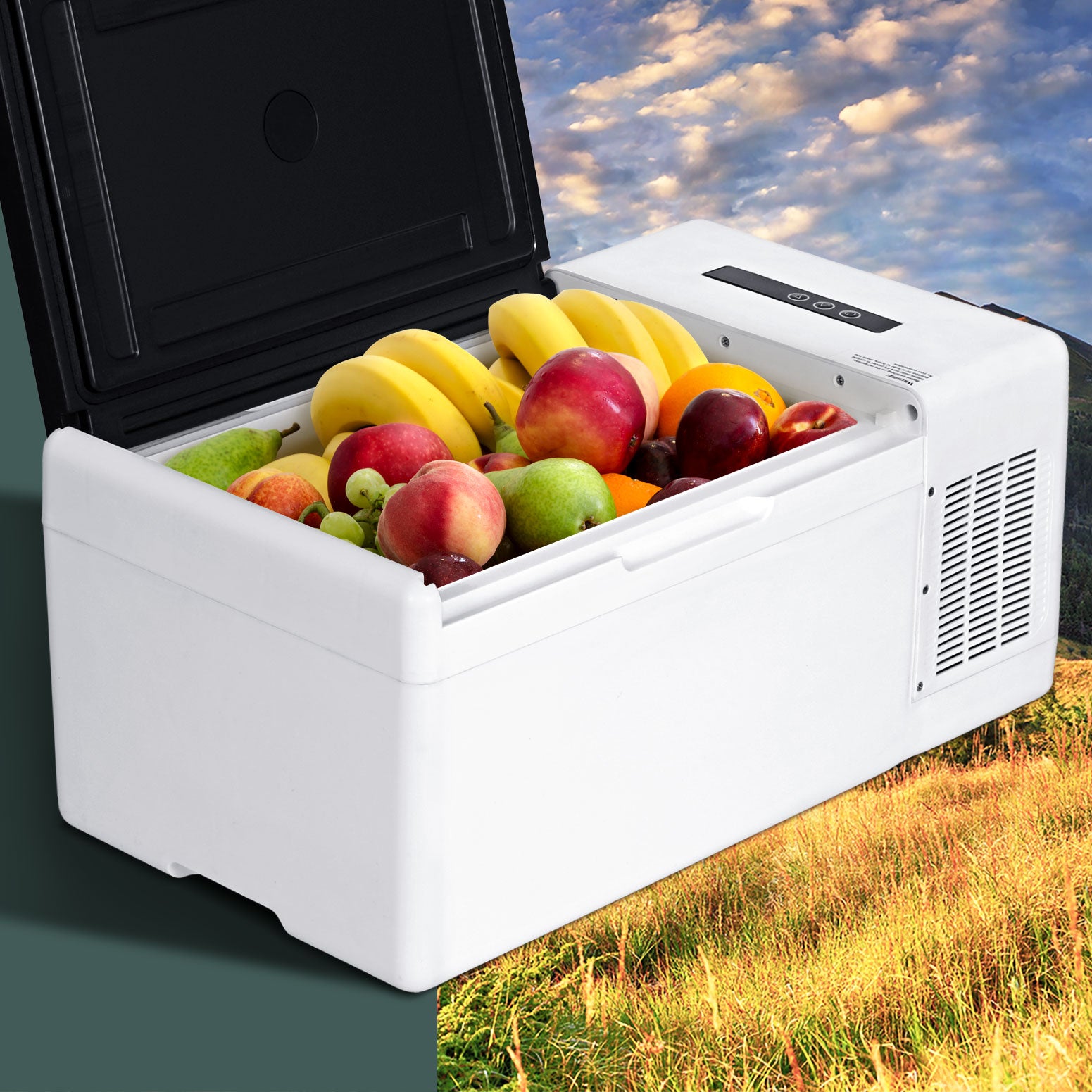 Glacio 15L Portable Camping Fridge Freezer 12V/24V/240V