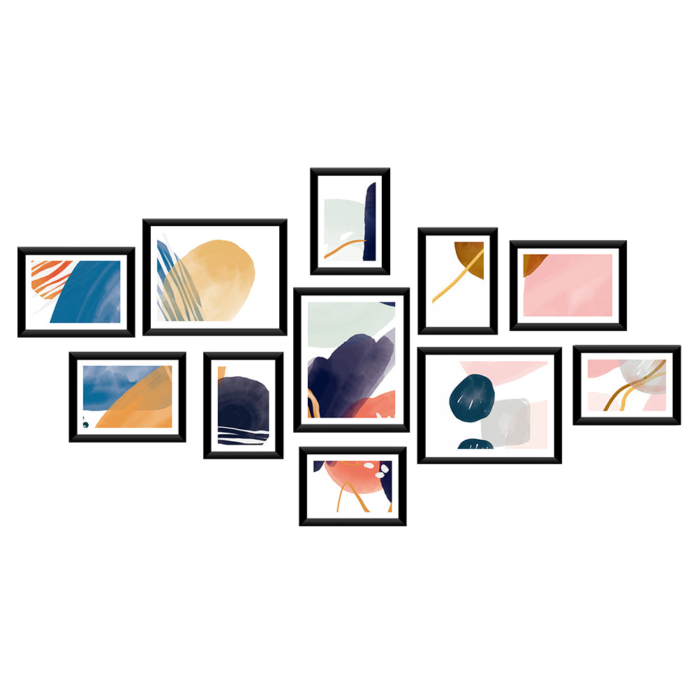 Artiss 11-Piece Photo Frame Set Black 5x7" 6x8" 8x10"