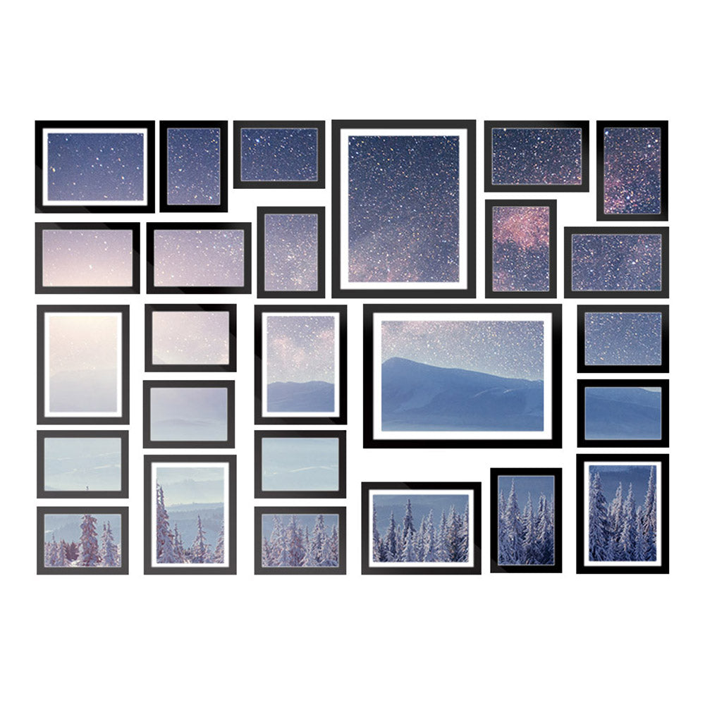 Artiss 26-Piece Photo Frame Set Black 3R-8R