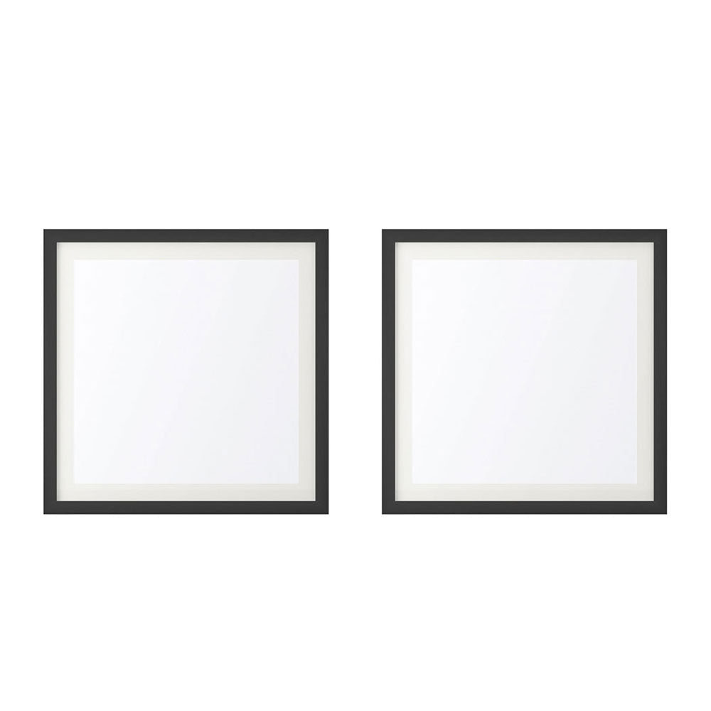 Artiss 2-Piece Photo Frame Set Black Square MDF