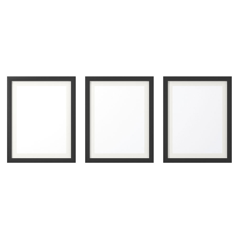 Artiss 3-Piece Photo Frame Set Black 10"x14"
