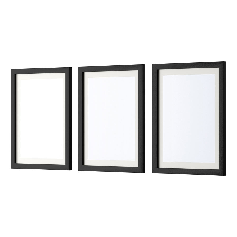 Artiss 3-Piece Photo Frame Set Black 10"x14"