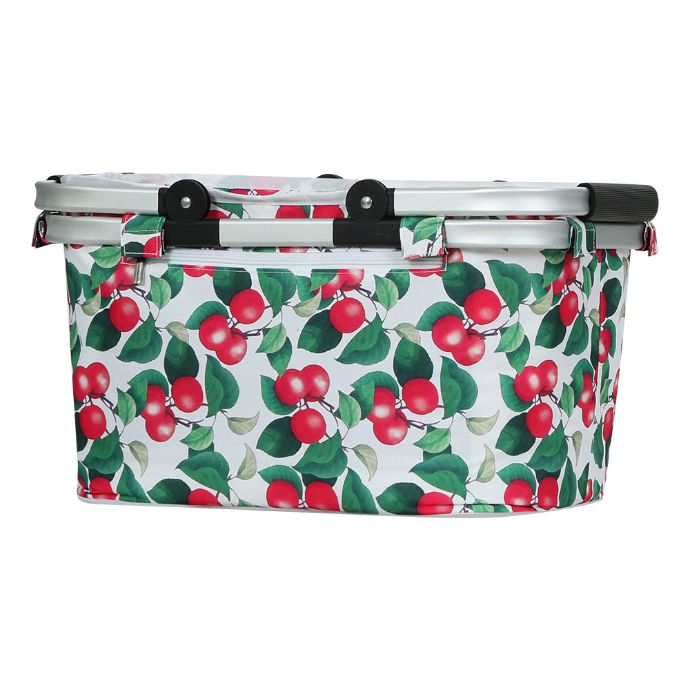Alfresco Folding Picnic Basket Hamper Insulated Food Storage