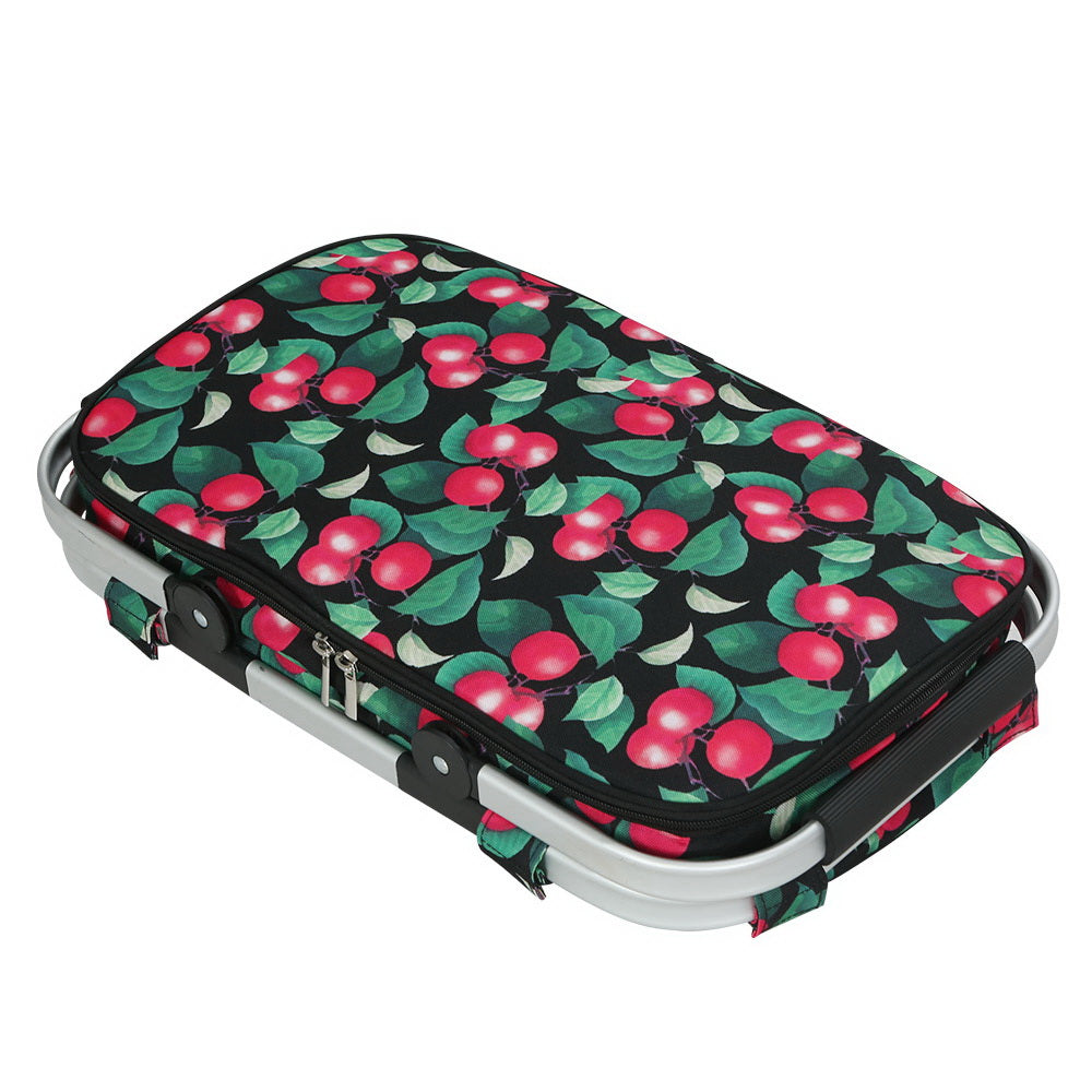 Alfresco Insulated Picnic Basket Folding Hamper