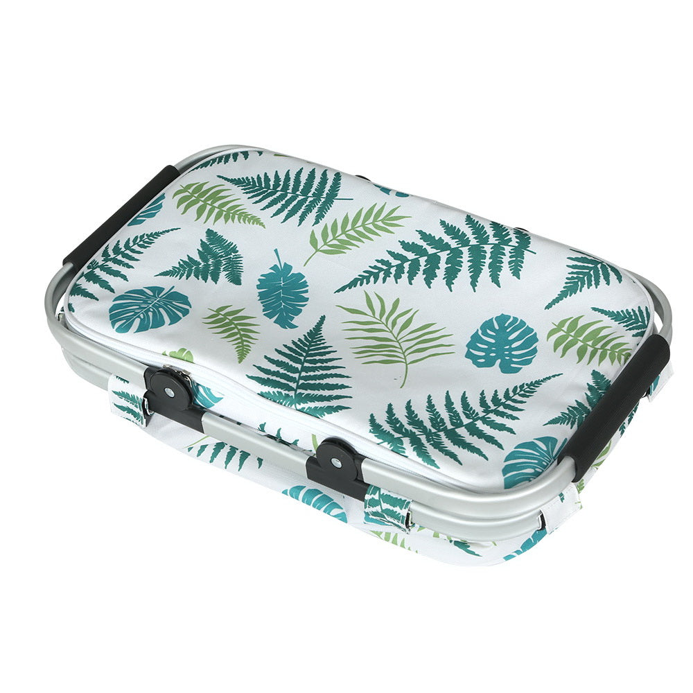 Alfresco Folding Insulated Picnic Basket Hamper