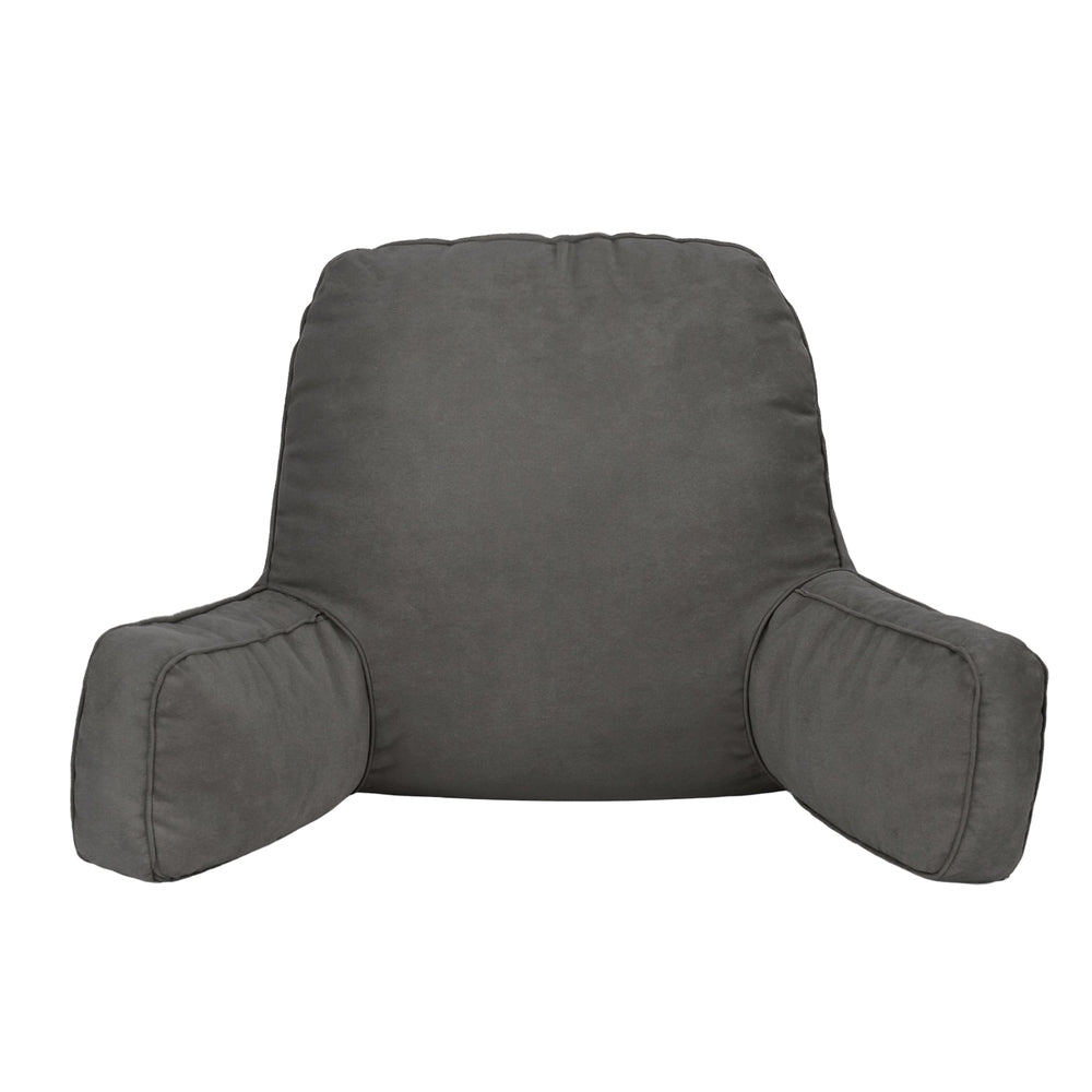 Giselle Bedding Reading Pillow Backrest Lumbar Support Grey