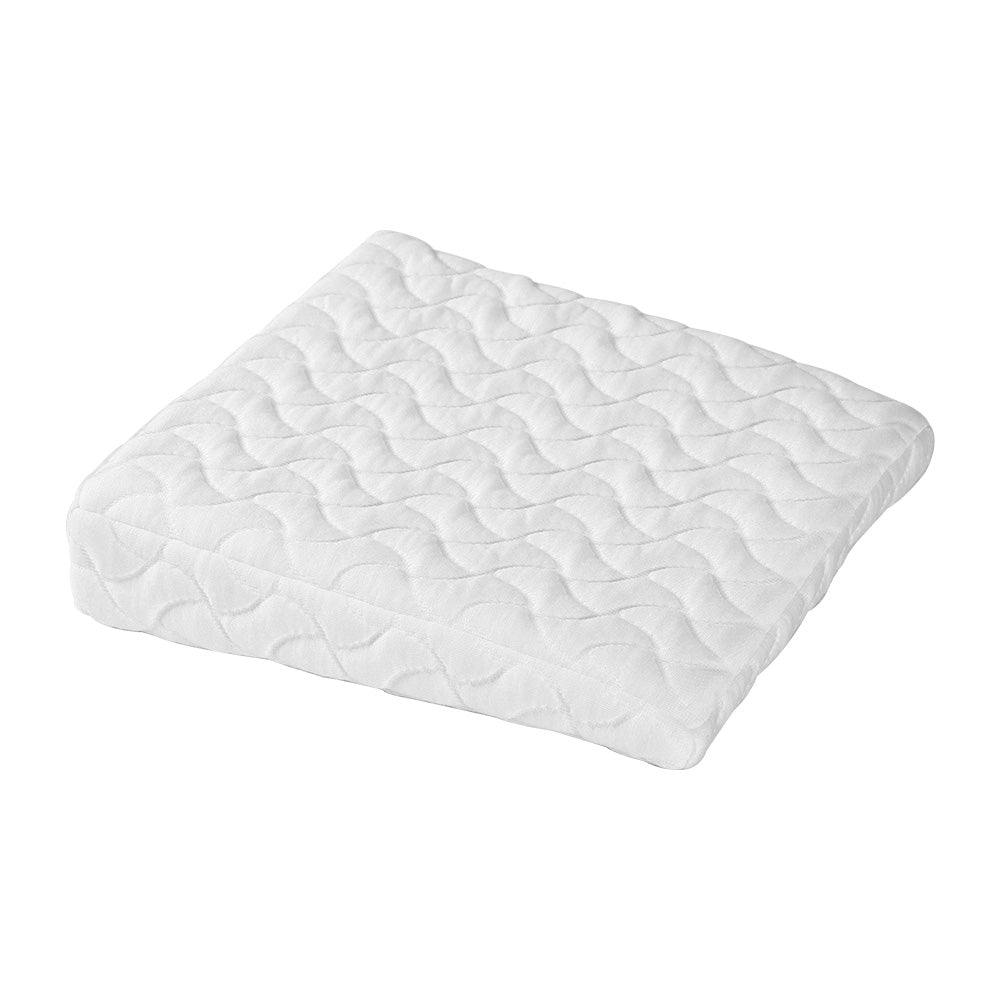 Giselle Baby Wedge Pillow Memory Foam Bamboo Cover White