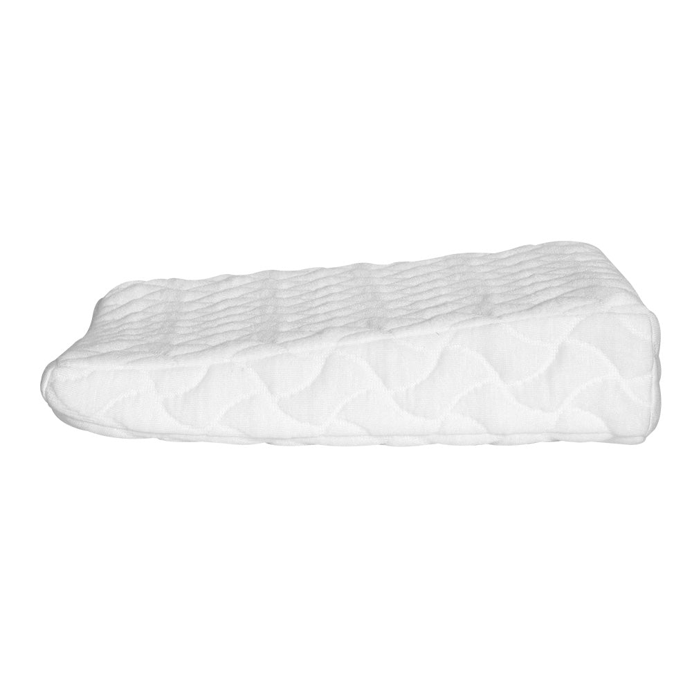 Giselle Baby Wedge Pillow Memory Foam Bamboo Cover White