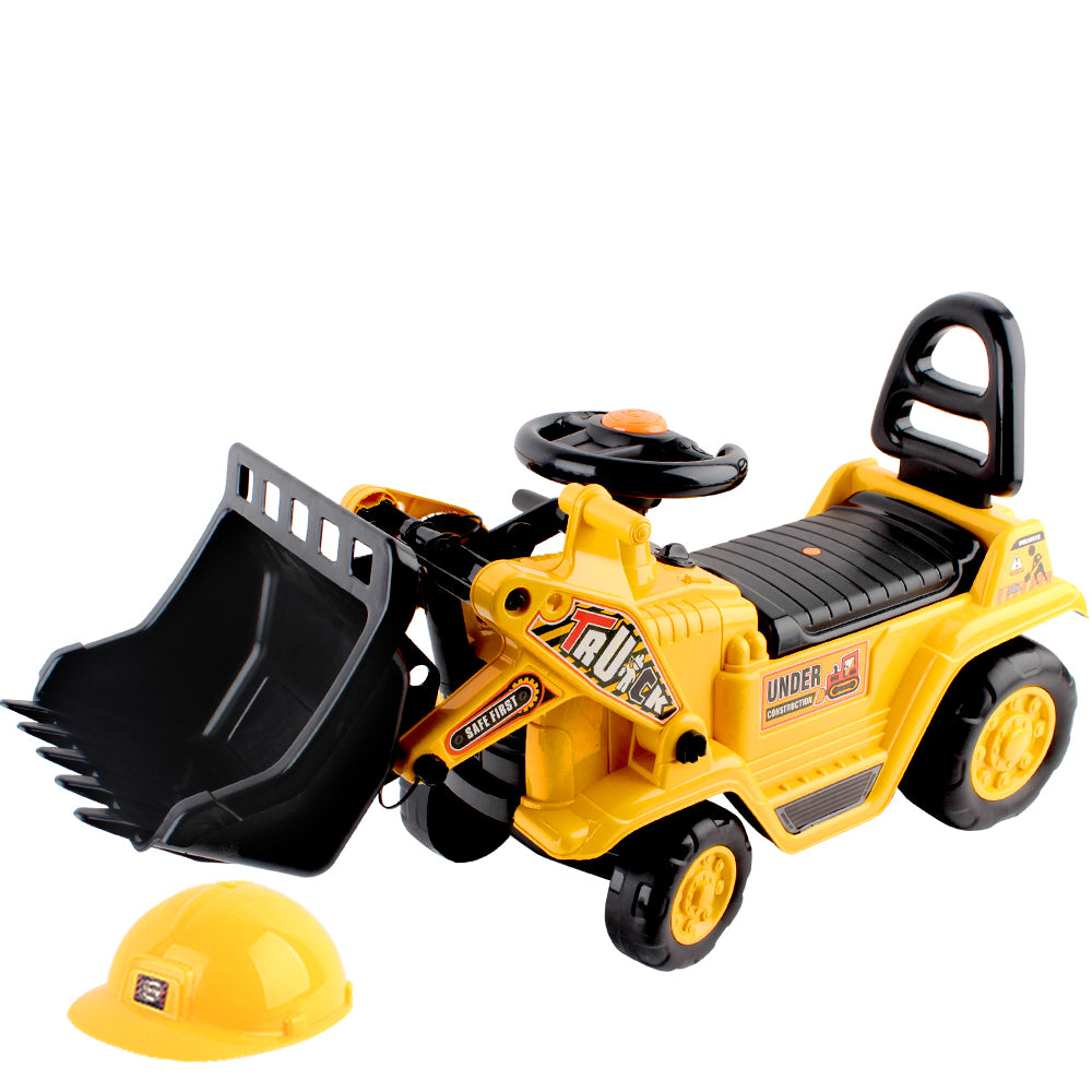 Keezi Kids Ride On Excavator Bulldozer Yellow