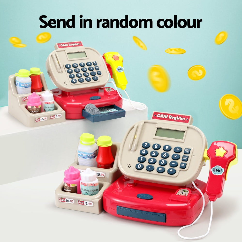 Keezi Kids Cash Register Pretend Play Set Multicolour