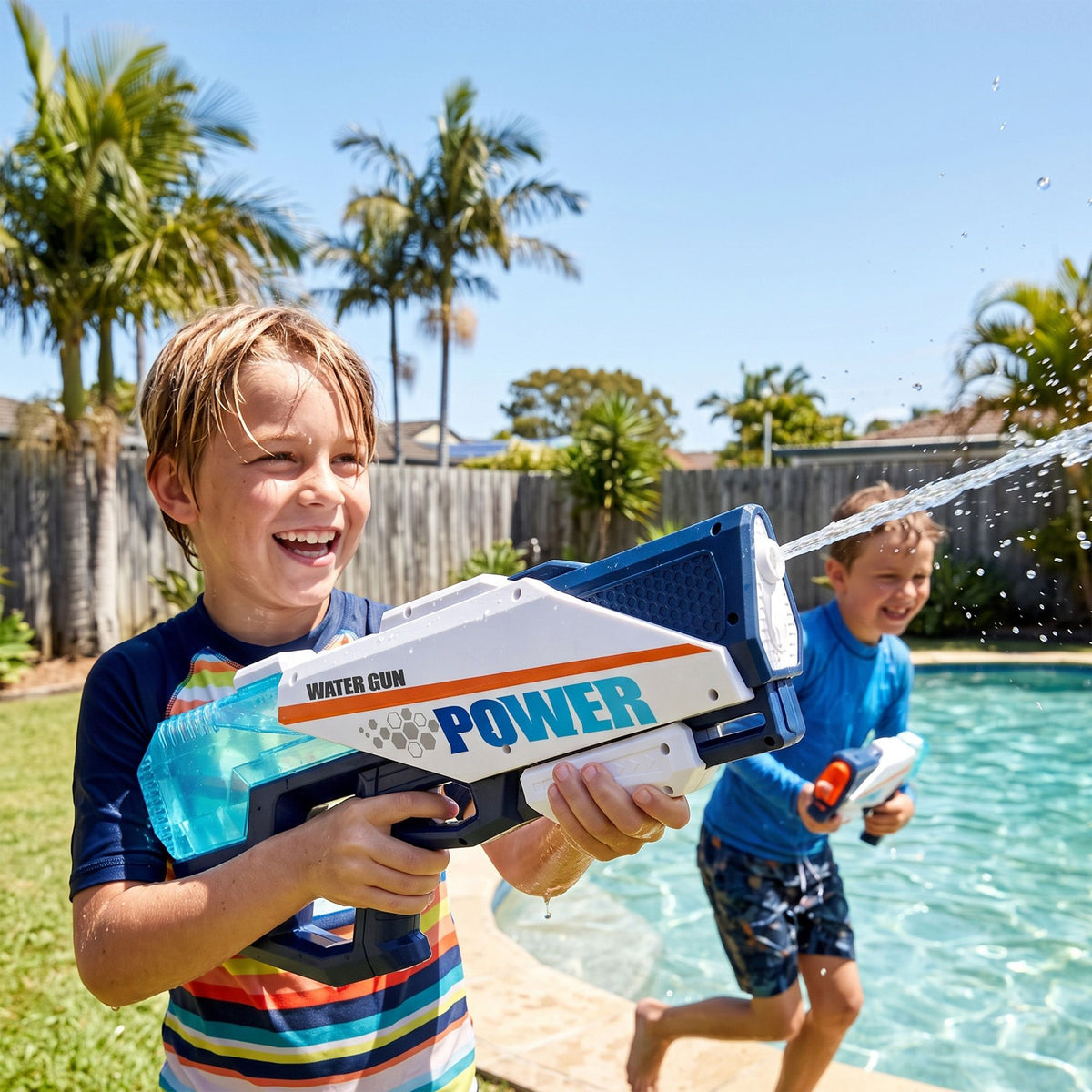 Keezi Kids Water Gun 600cc Water Blaster Toy Blue