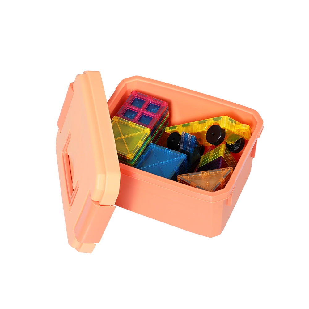 Keezi 100-Piece Kids Magnetic Tiles Building Set Educational Toy