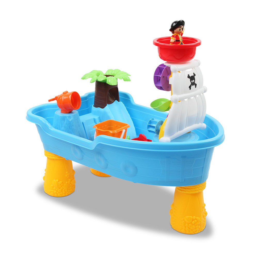 Keezi Kids Sand and Water Table Outdoor Play Set Pirate Ship