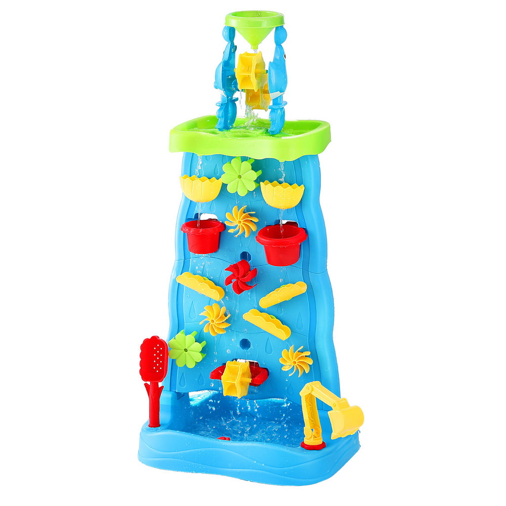 Keezi Kids Sand and Water Table with Waterfall Wall Sandpit