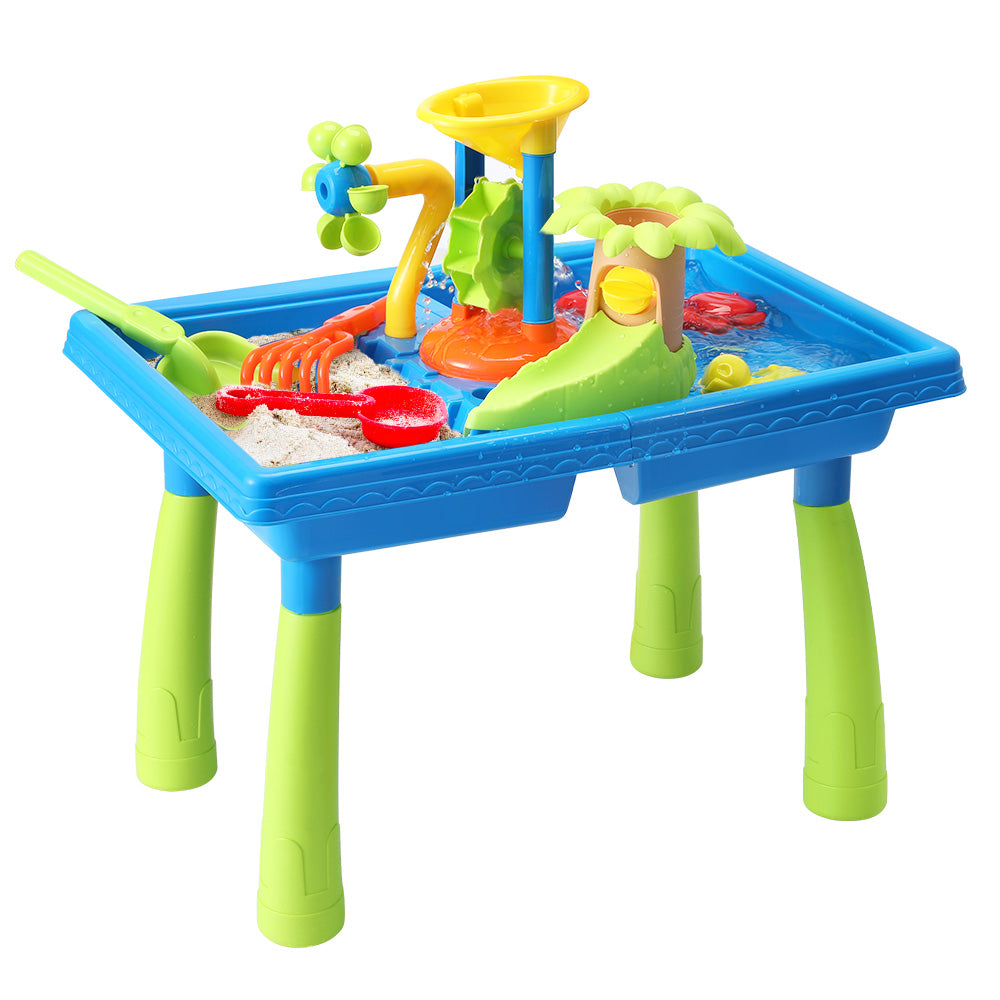 Keezi Kids Sand and Water Activity Table Multicolour