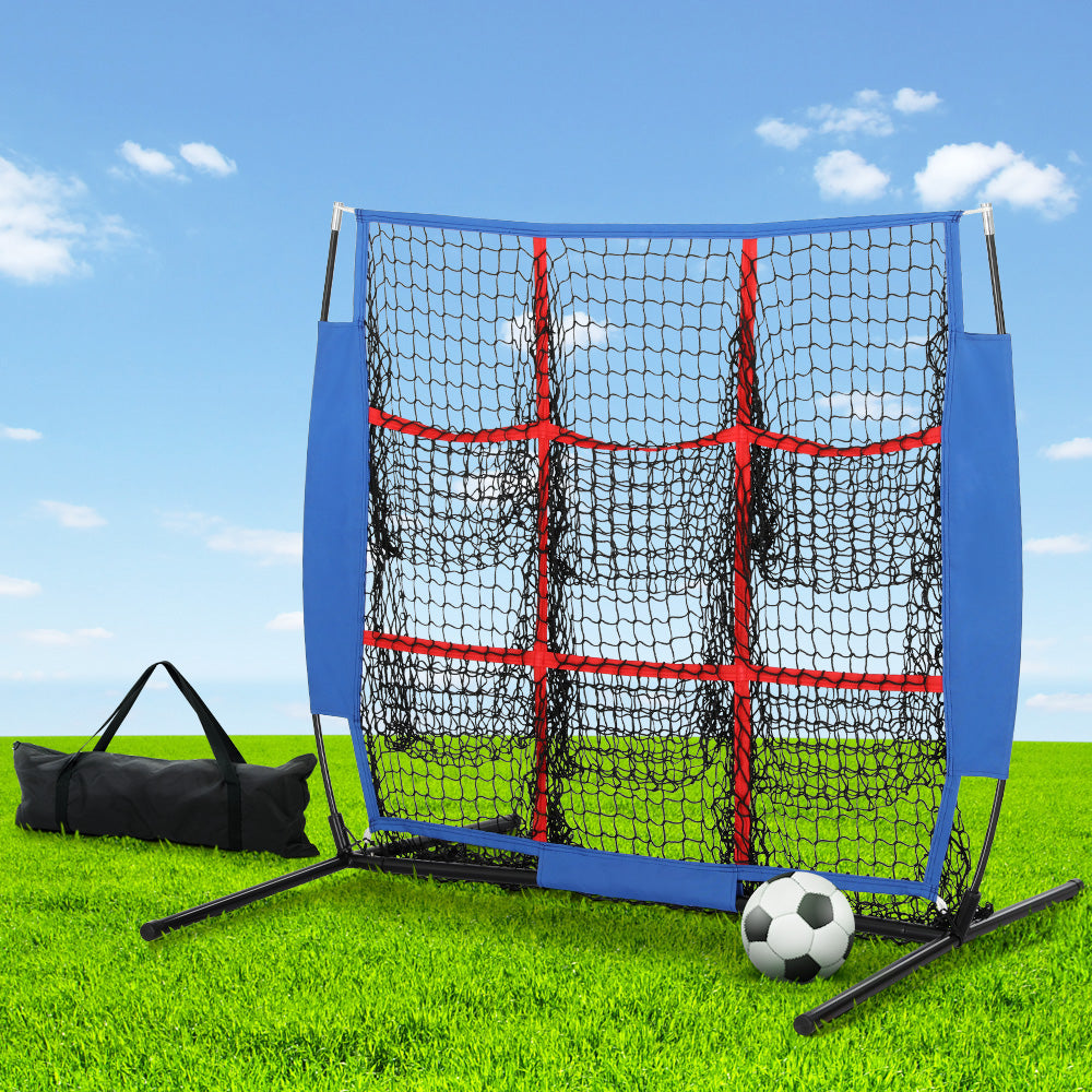 Everfit 126x101cm Pitching Net 9-Target Zone Training Aid