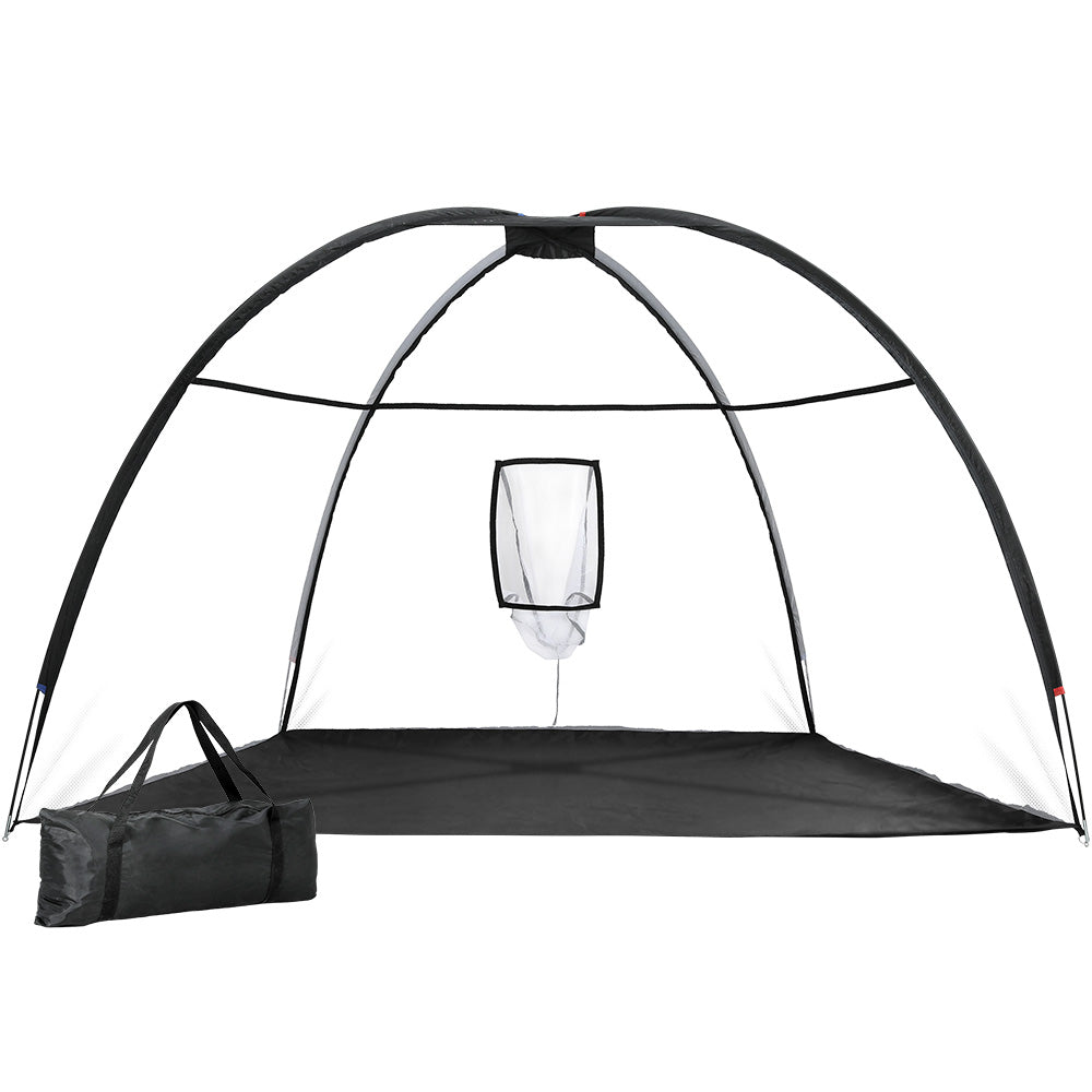 Everfit 3.5m Golf Practice Net Portable Training Aid Black