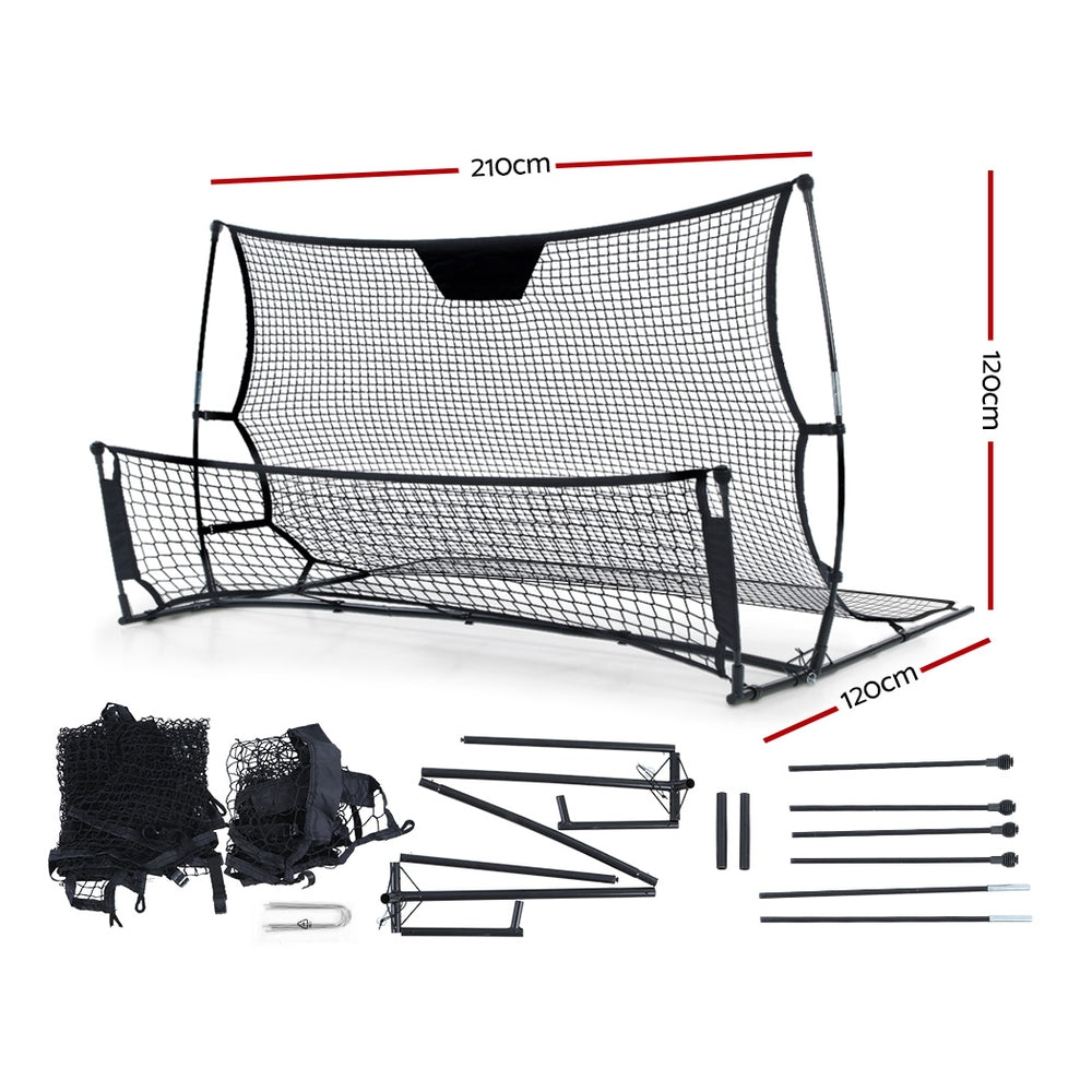Everfit 2.1m Portable Soccer Rebounder Net Training Goal