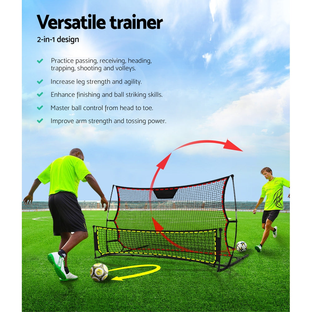 Everfit 2.1m Portable Soccer Rebounder Net Training Goal