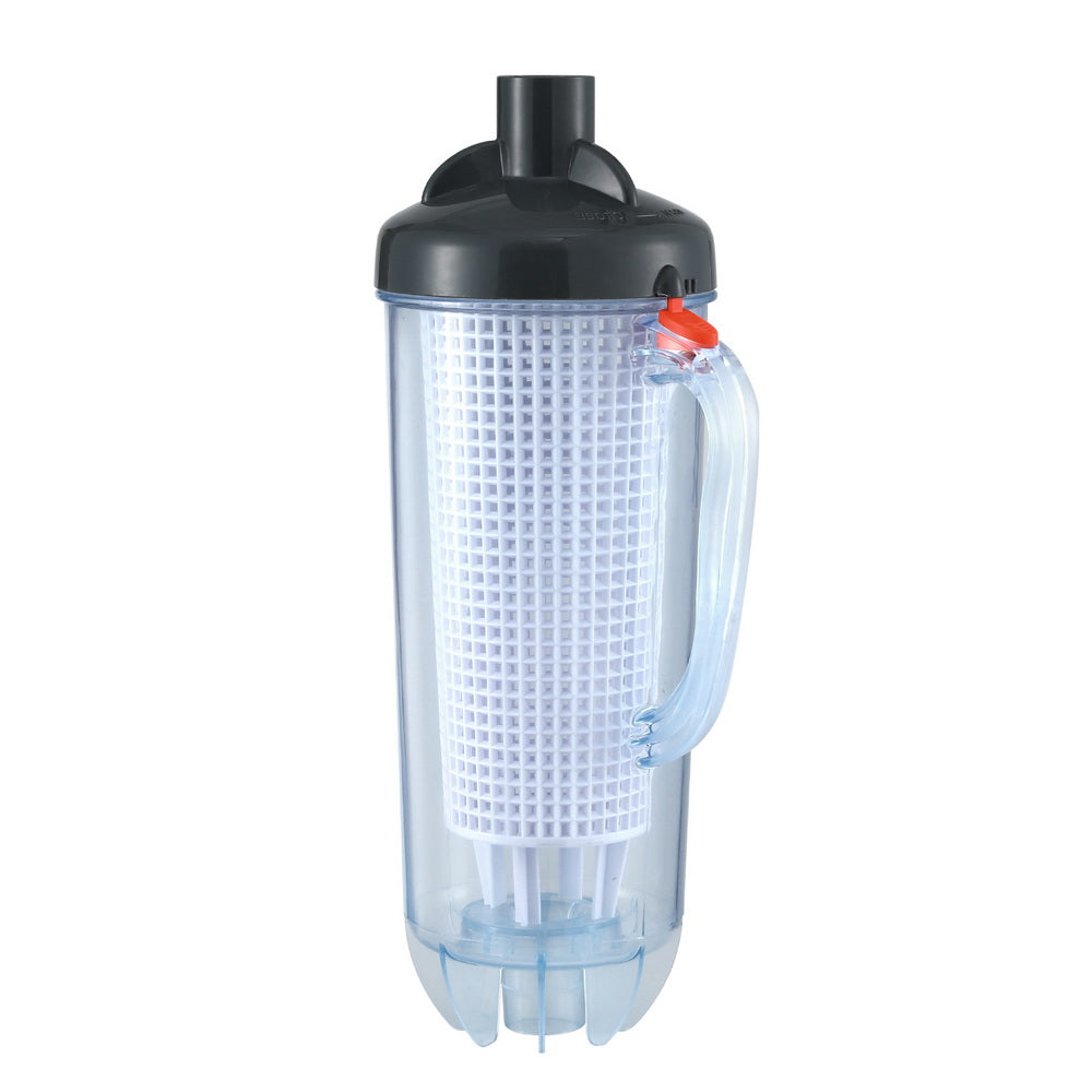 Aqua Buddy Pool Leaf Canister Cleaner Suction Catcher Grey