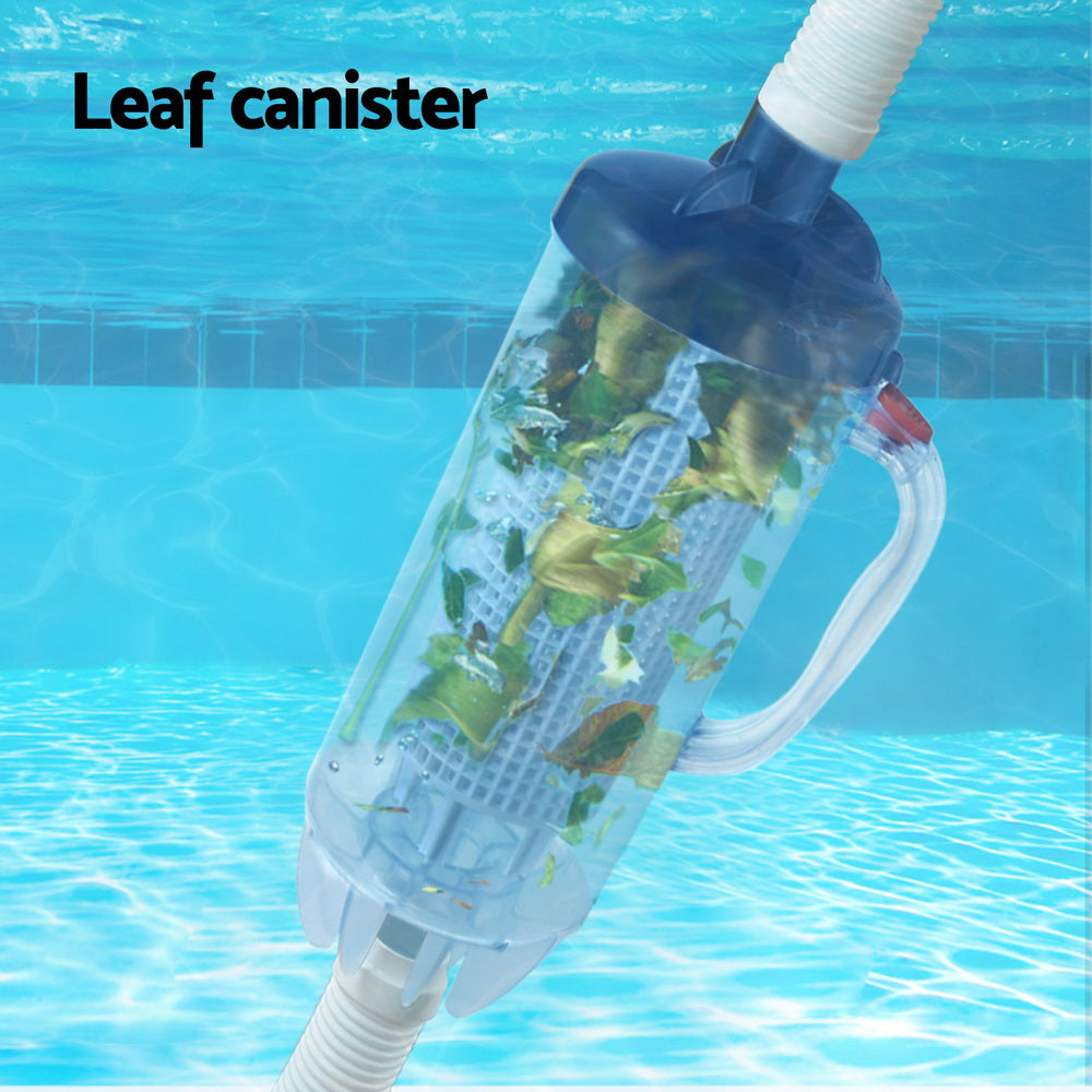 Aqua Buddy Pool Leaf Canister Cleaner Suction Catcher Grey