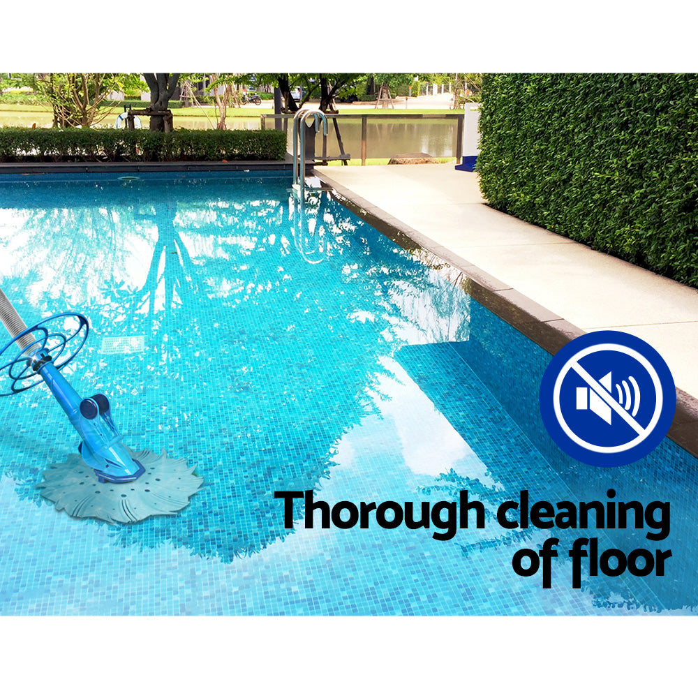 Aquabuddy 10m Automatic Pool Vacuum Cleaner Inground & Above Ground