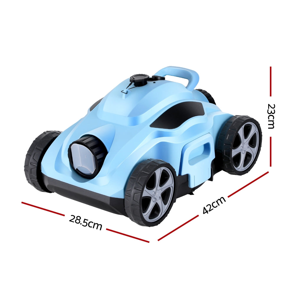 Aqua Buddy Robotic Pool Cleaner Cordless Automatic Vacuum Blue