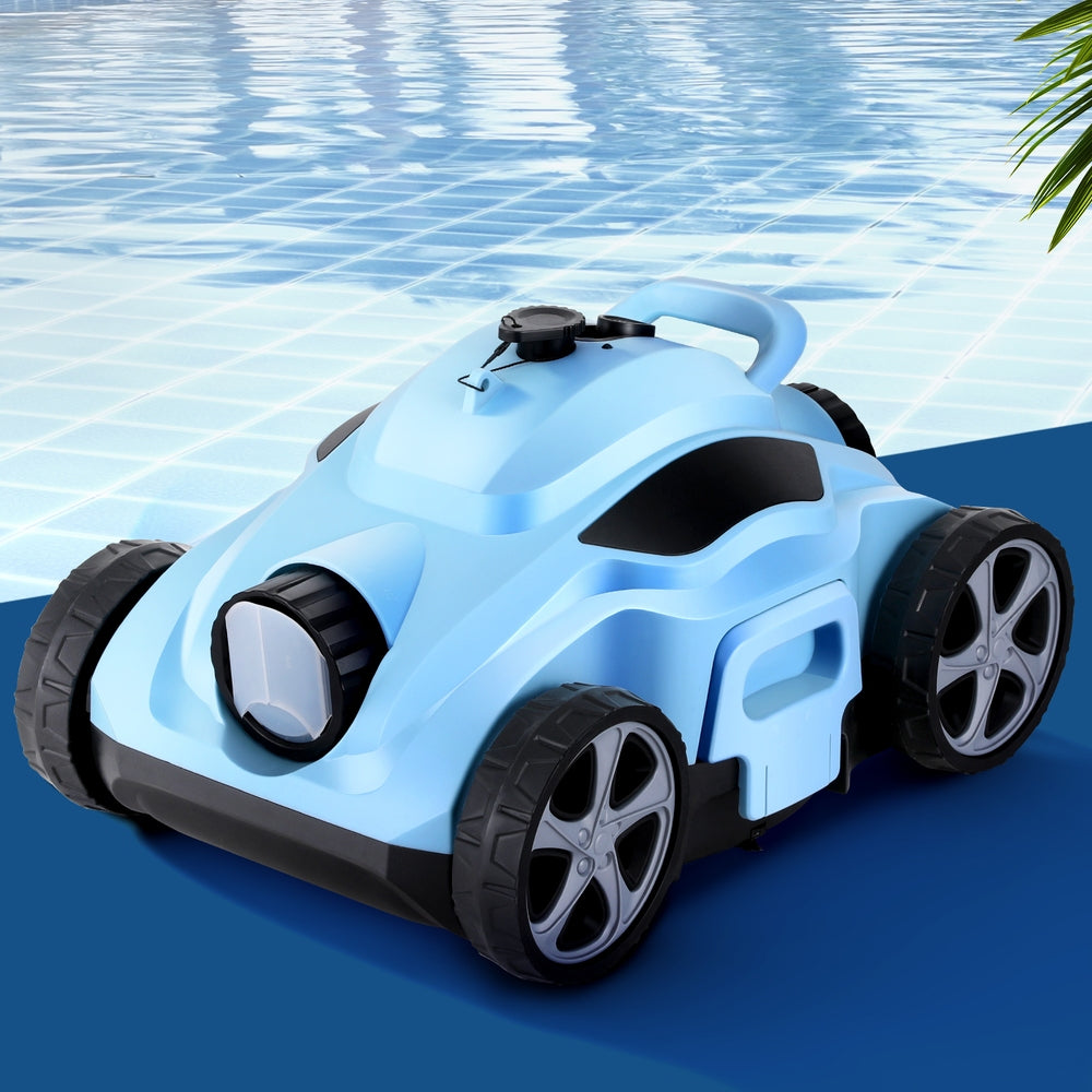 Aqua Buddy Robotic Pool Cleaner Cordless Automatic Vacuum Blue