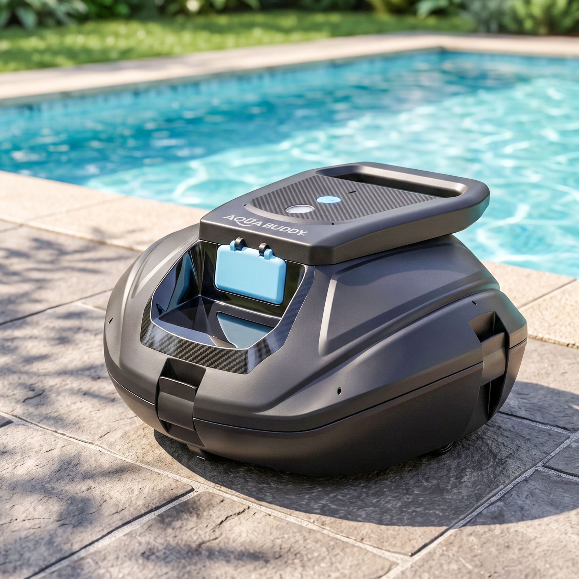 Aqua Buddy Cordless Pool Cleaner Robot Pool Vacuum Automatic Floor Clean 110Mins