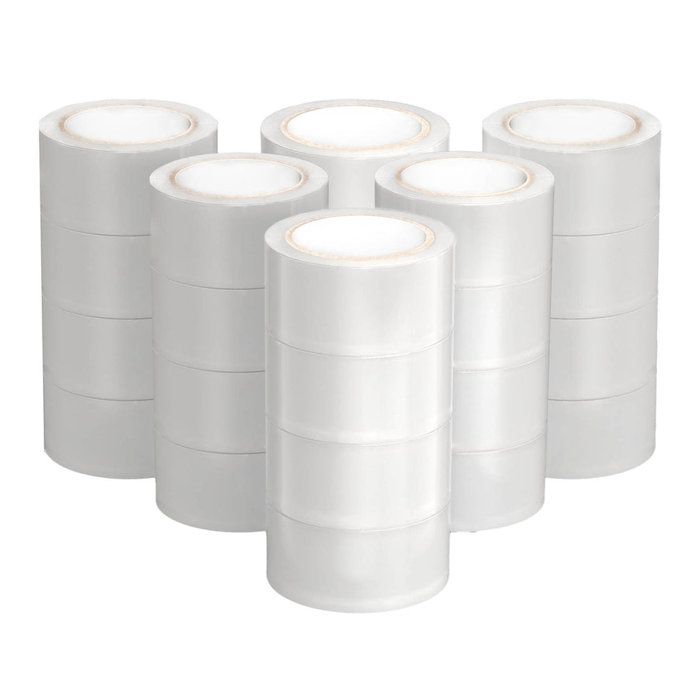 24 Rolls Transparent Packing Tape 48mm x 75m Clear Sealing