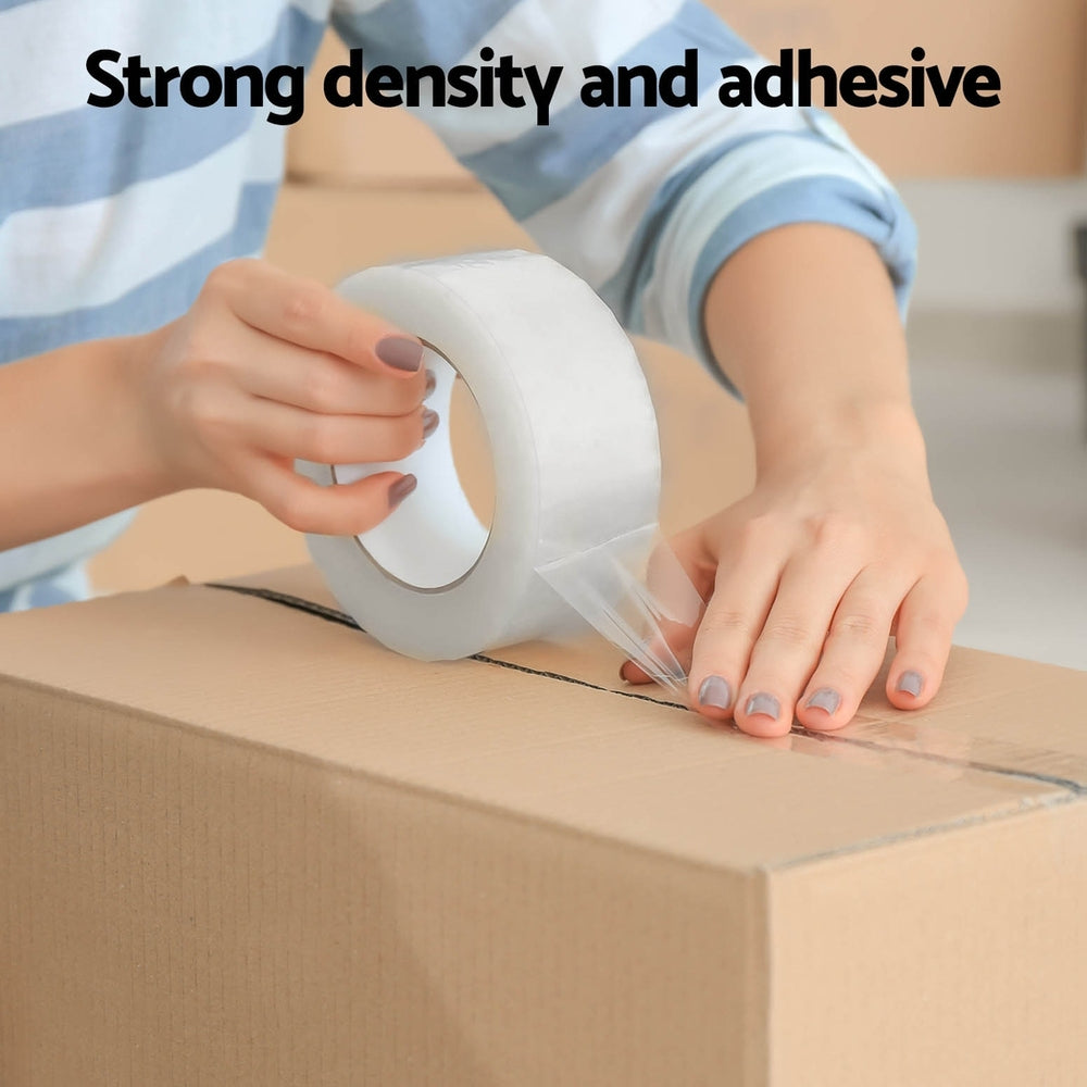 "36-Pack Clear Packing Tape 48mm x 75m High Adhesive"
