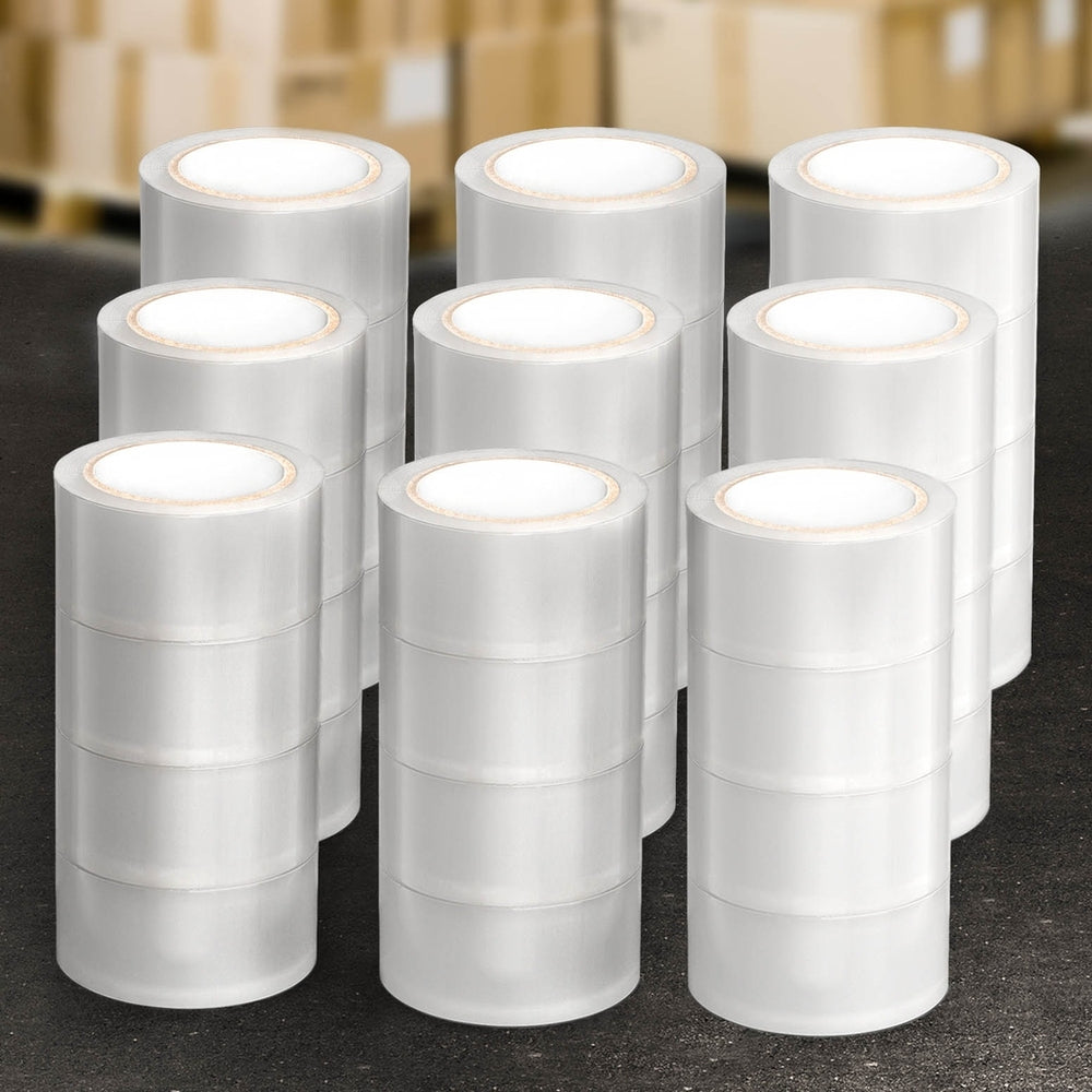 "36-Pack Clear Packing Tape 48mm x 75m High Adhesive"
