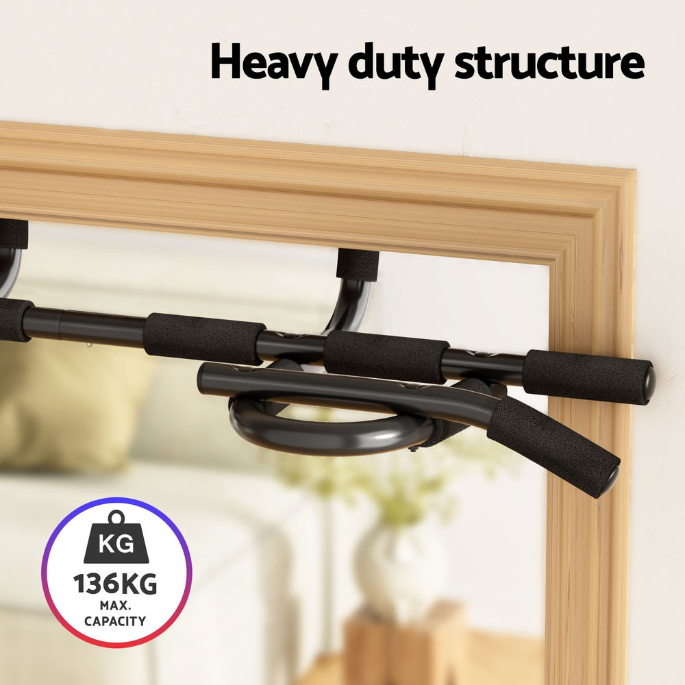 Everfit 104CM Doorway Chin-Up Bar Gym Horizontal Pull-Up Bar