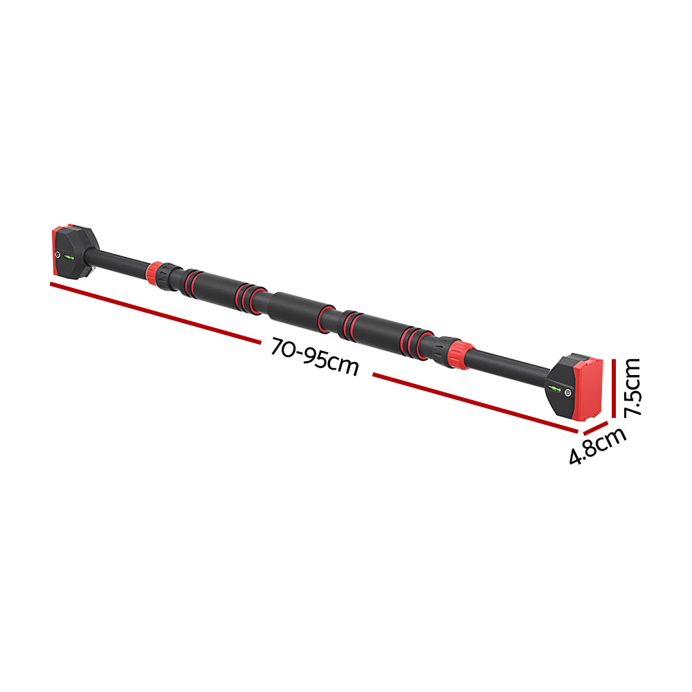 Everfit Adjustable Doorway Pull Up Bar 70-95cm Telescopic Gym Equipment