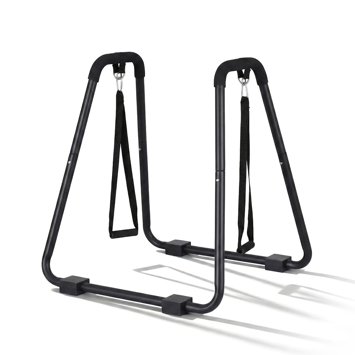 Everfit Dip Station Parallel Bars Heavy Duty Home Gym Stand Black