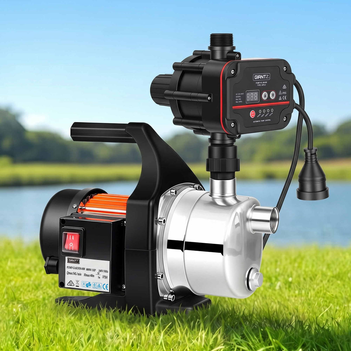 Giantz Garden Water Pump with Auto Controller 800W