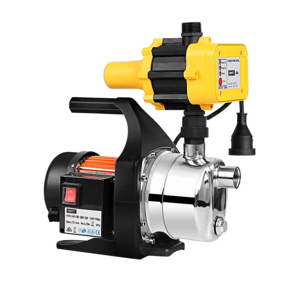 Giantz 800W High Pressure Garden Water Jet Pump Yellow