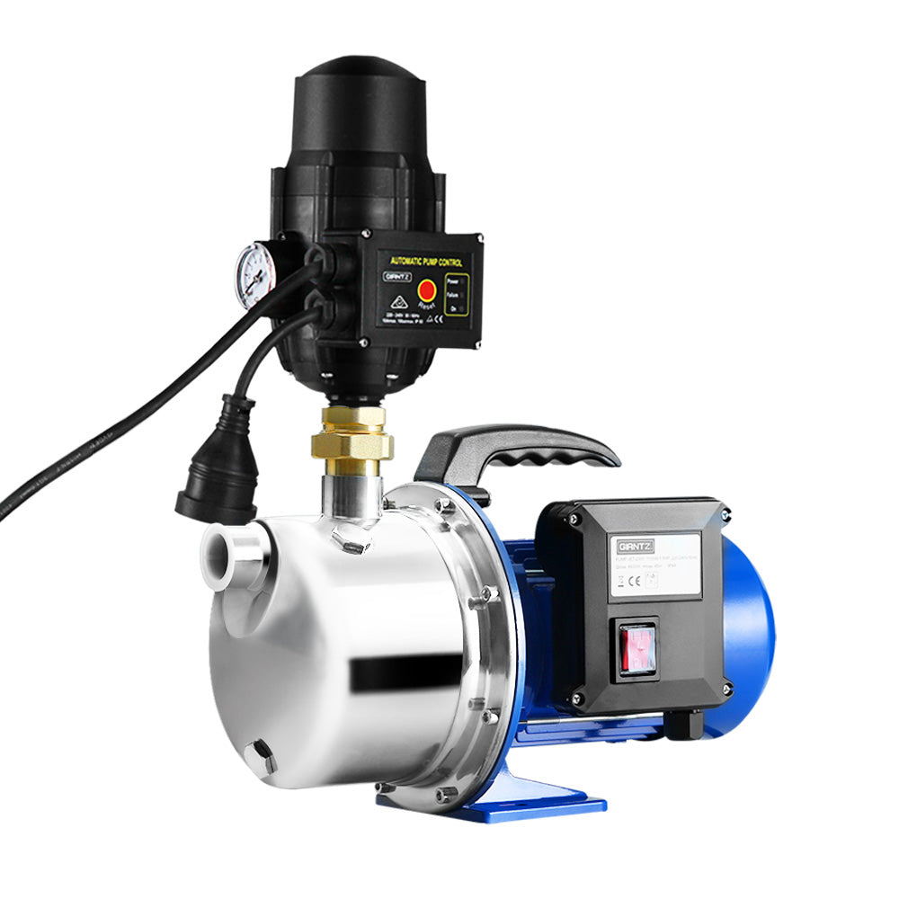 Giantz 1100W High Pressure Garden Jet Pump Black