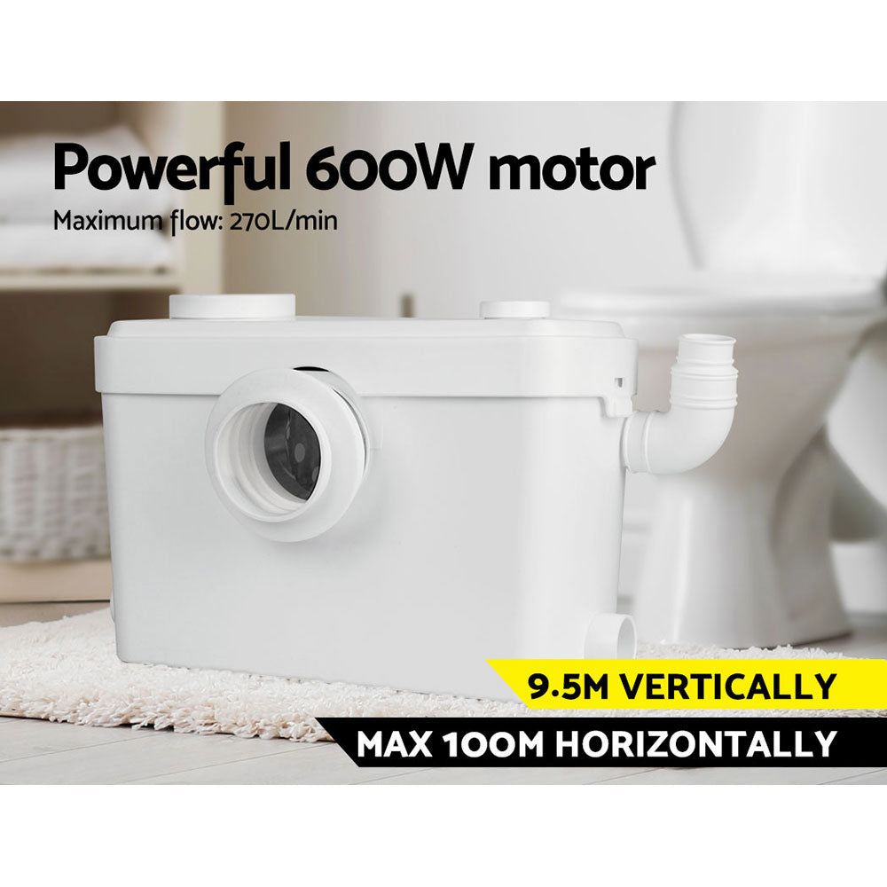 Giantz 600W Macerator Toilet Disposal Pump Unit