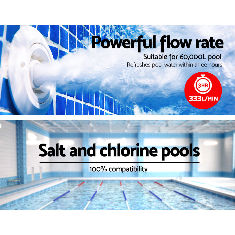 Giantz 2000W Swimming Pool Water Pump Corrosion-Resistant