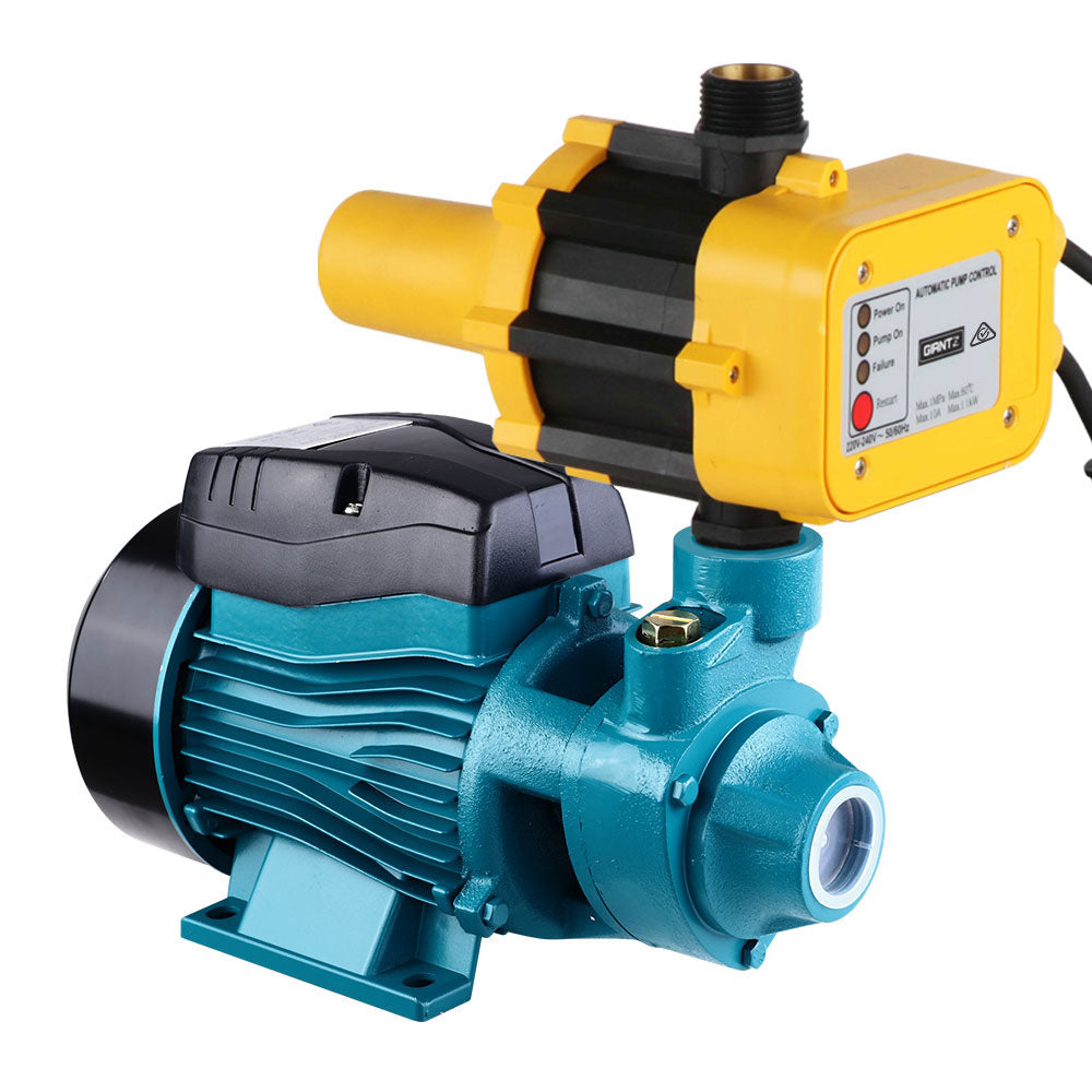 Giantz QB60 Electric Water Pump Yellow for Garden, Irrigation, Car Wash