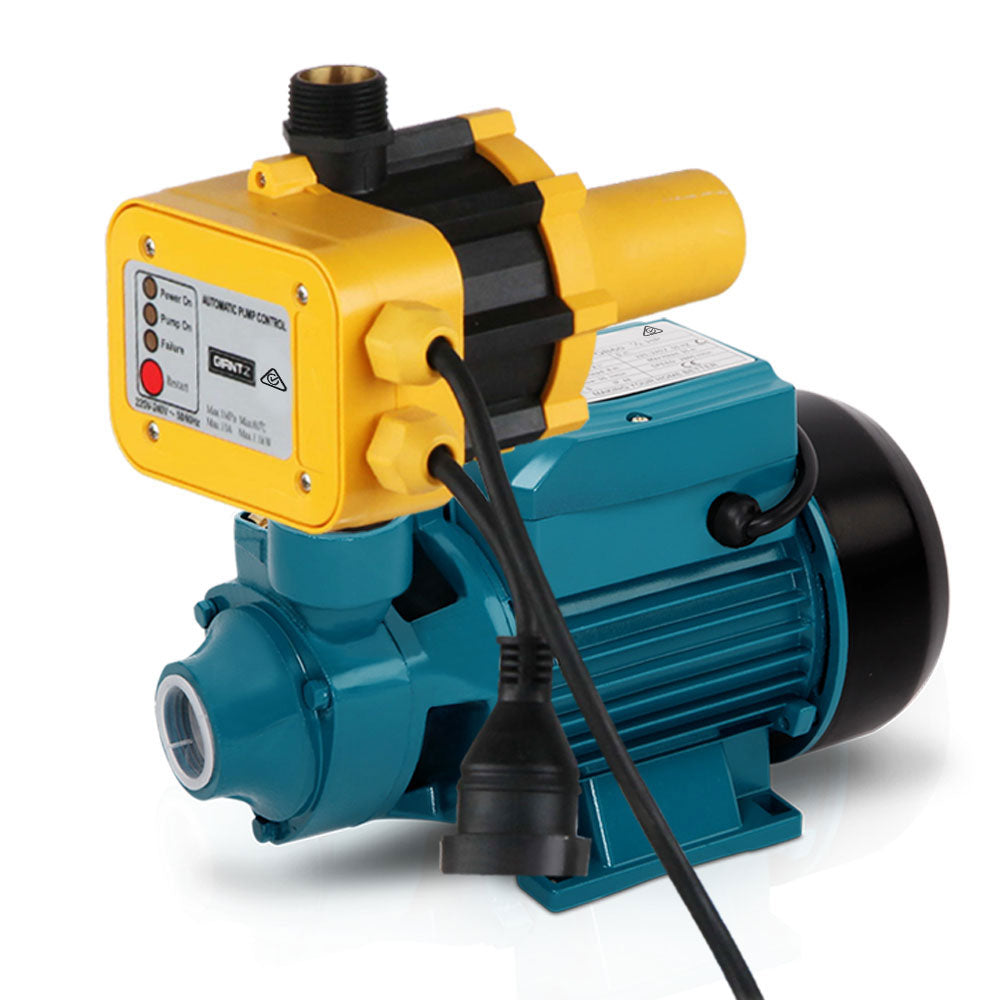 Giantz 35L/min Peripheral Water Pump Auto Controller Yellow