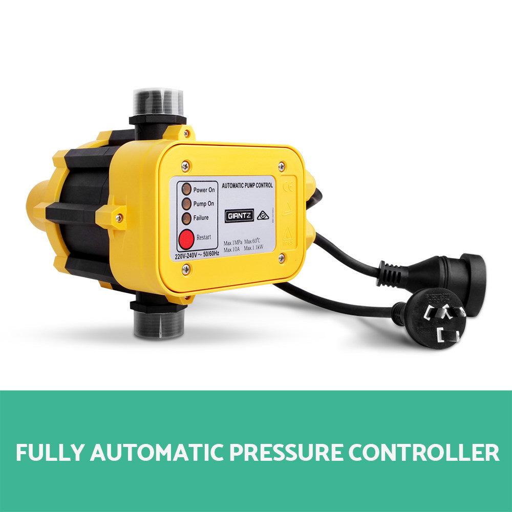 Giantz 2500W 5-Stage High Pressure Garden Water Pump Yellow