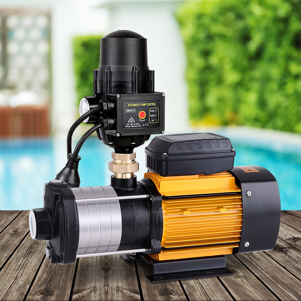 Giantz 2000W 5-Stage High Pressure Garden Water Pump Black