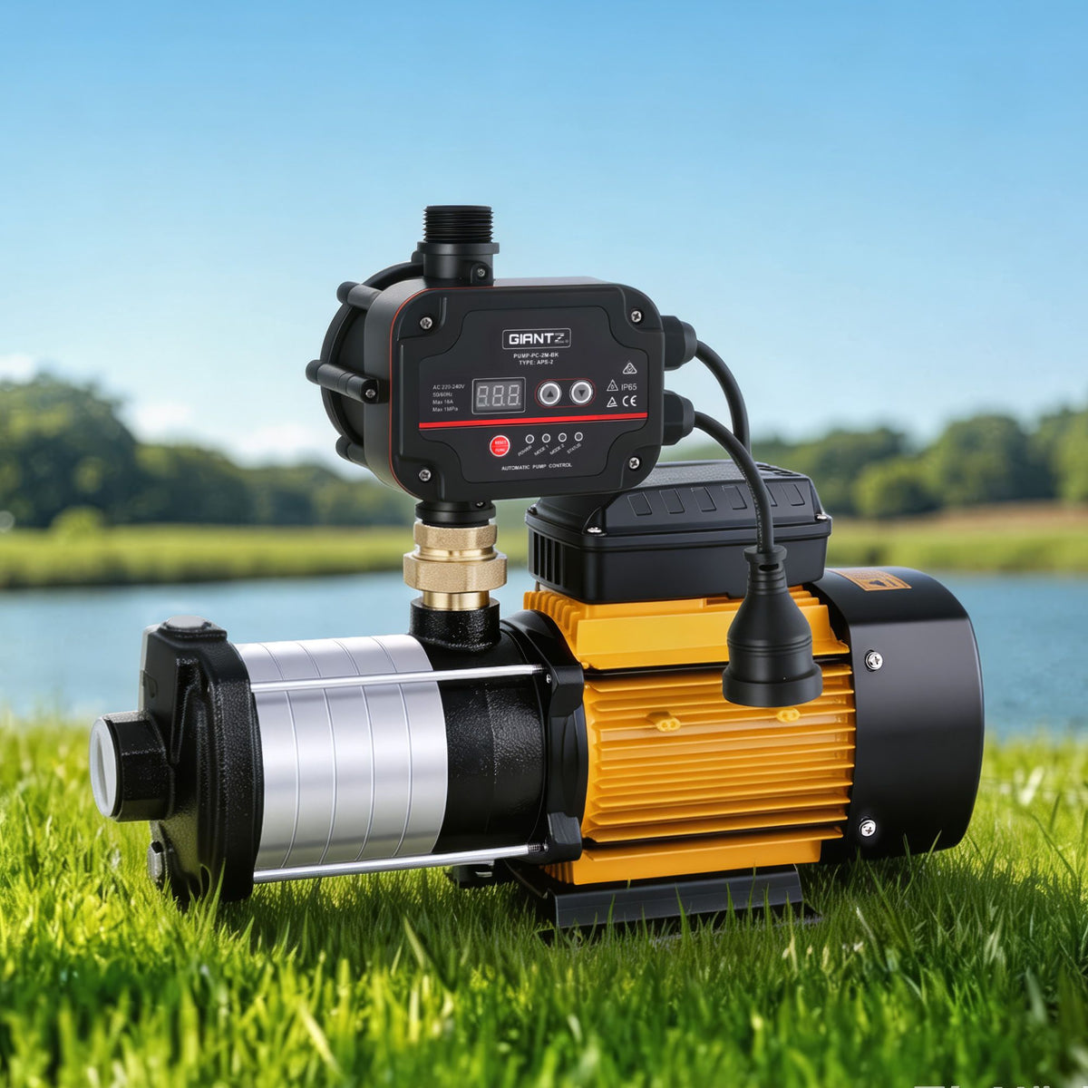 Giantz 6-Stage Stainless Water Pump with Auto Controller 2500W