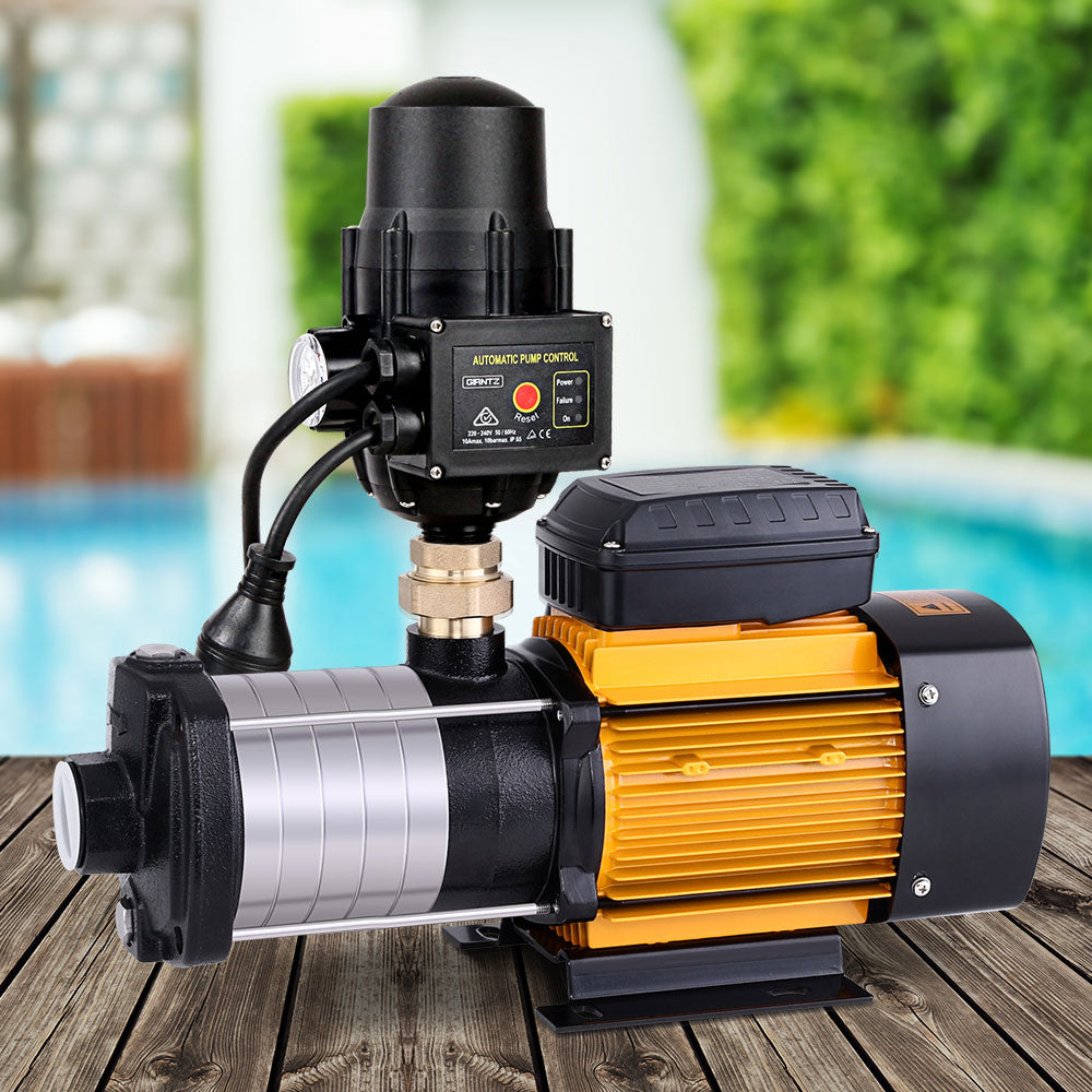 Giantz 2500W High Pressure Garden Water Pump 6-Stage Black