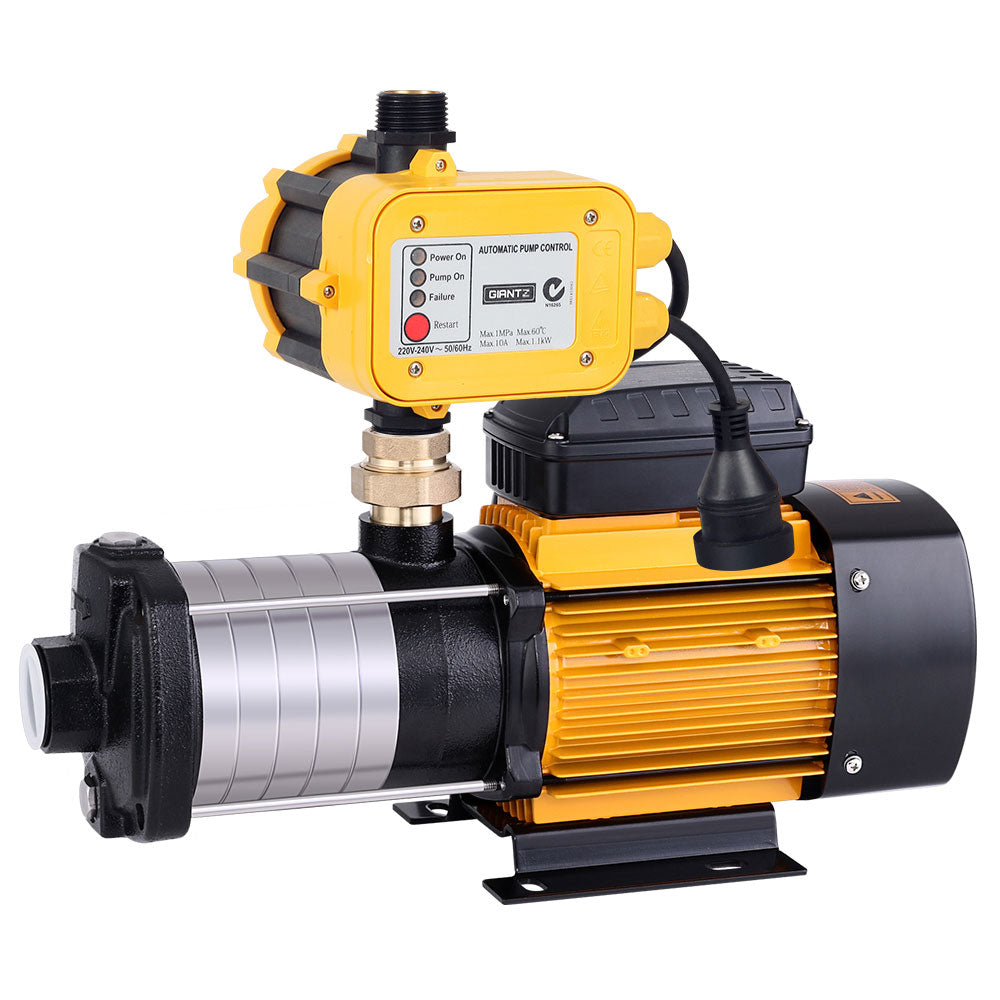 Giantz 2500W 6-Stage High Pressure Garden Water Pump Yellow