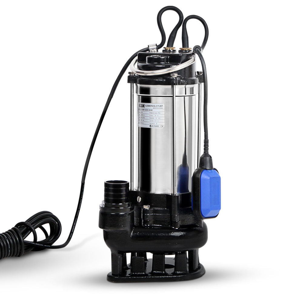 Giantz 2000W Submersible Water Pump Stainless Steel Automatic