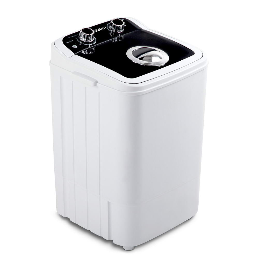 Devanti Portable Washing Machine 4.6kg Capacity Black